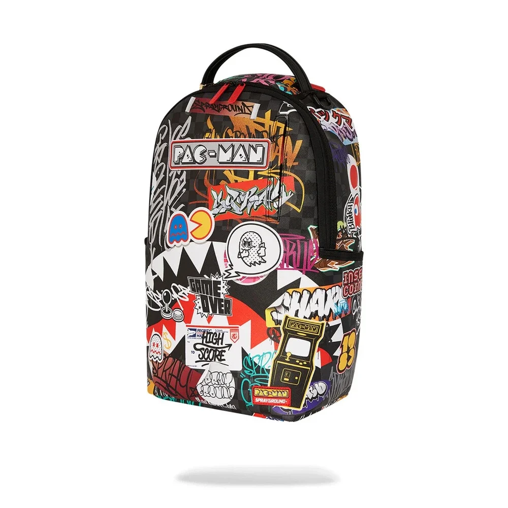 Sprayground Pacman Stickers DLXSV Unisex Multicolor Shoulder Strap Backpack DSB4